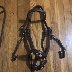 Leather Bridle Vintage Amish Made